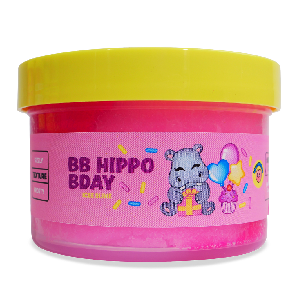 PeachyBbies 7 oz BB Hippo BDay Slime