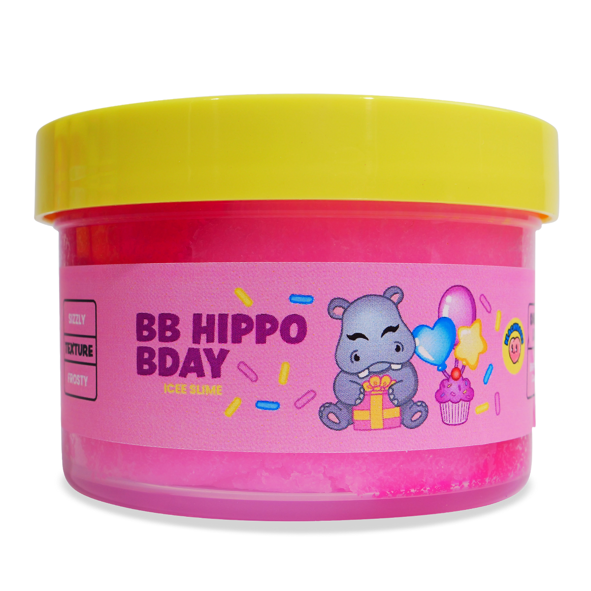 PeachyBbies 7 oz BB Hippo BDay Slime