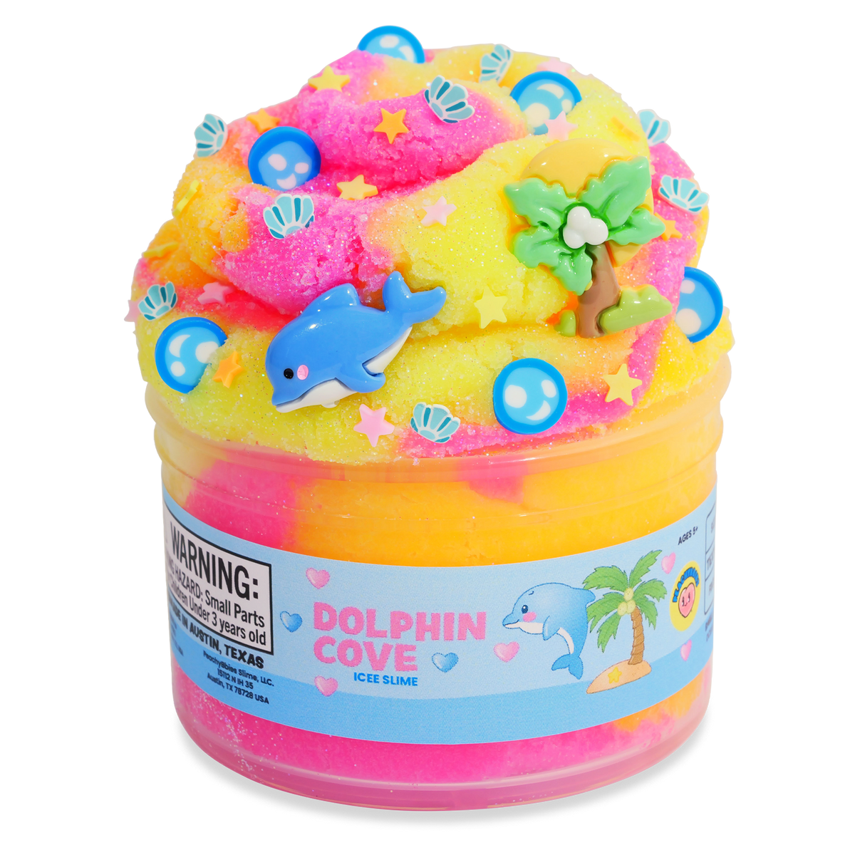 PeachyBbies 7 oz Dolphin Cove Slime
