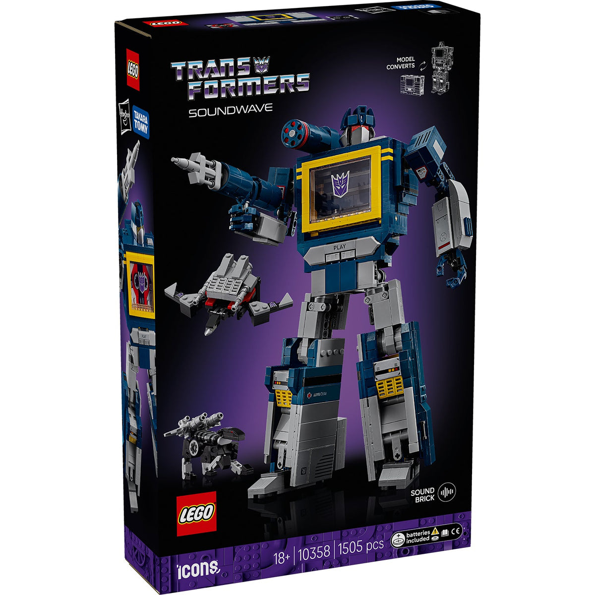 LEGO® Icons Transformers: Soundwave