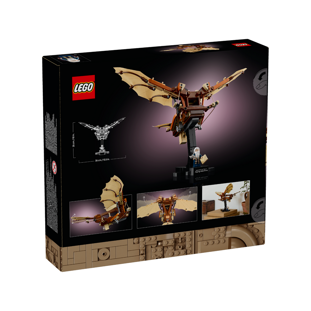 LEGO® Icons Leonardo da Vinci’s Flying Machine