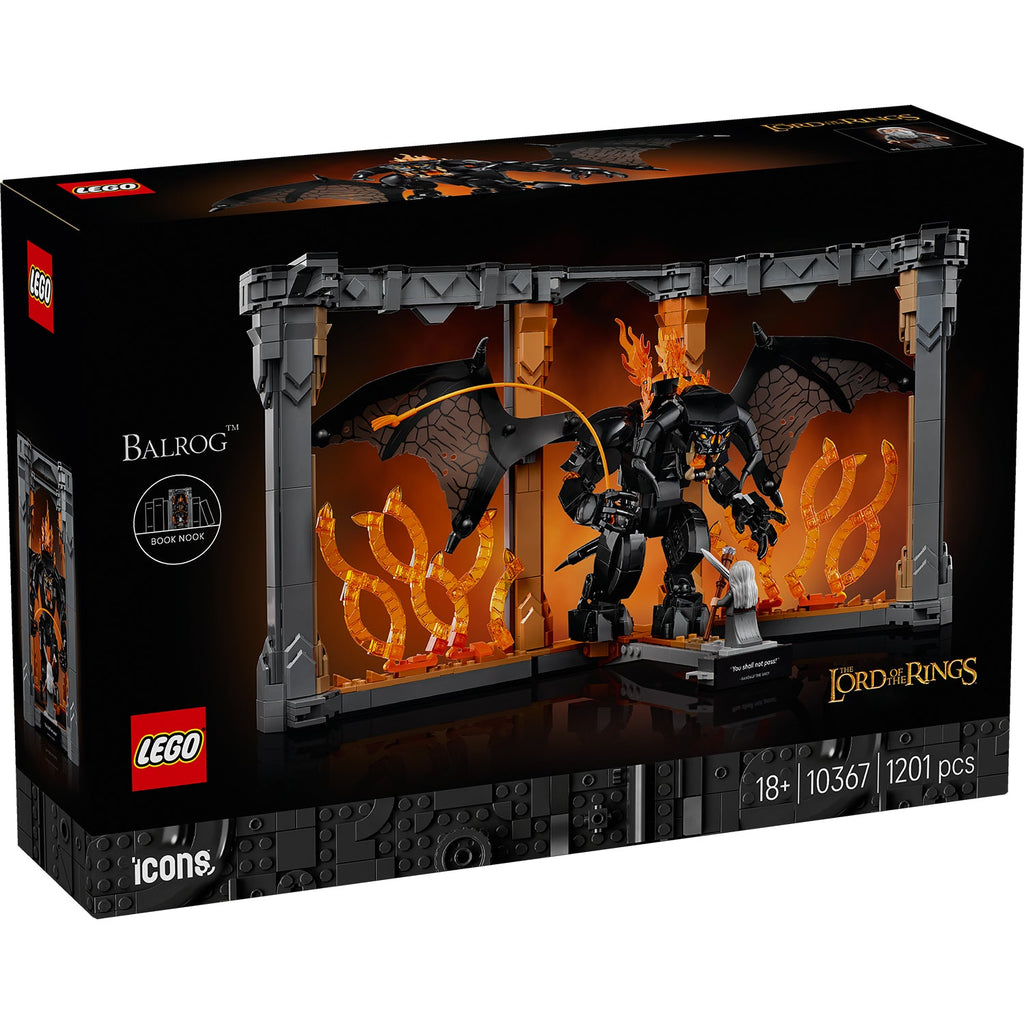 LEGO® Icons The Lord of the Rings: Balrog™ Book Nook