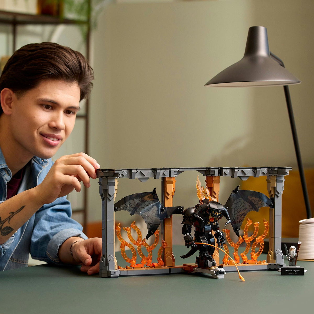 LEGO® Icons The Lord of the Rings: Balrog™ Book Nook