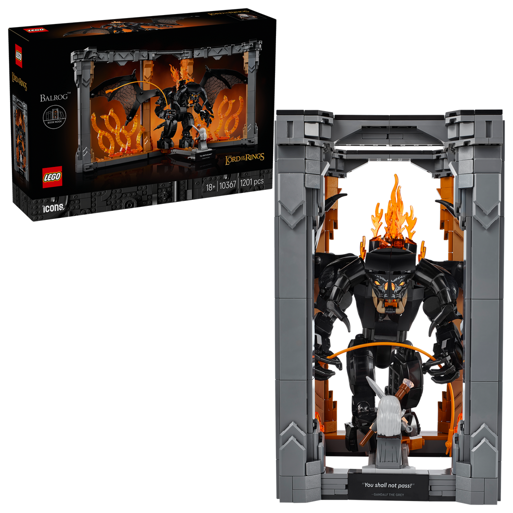 LEGO® Icons The Lord of the Rings: Balrog™ Book Nook
