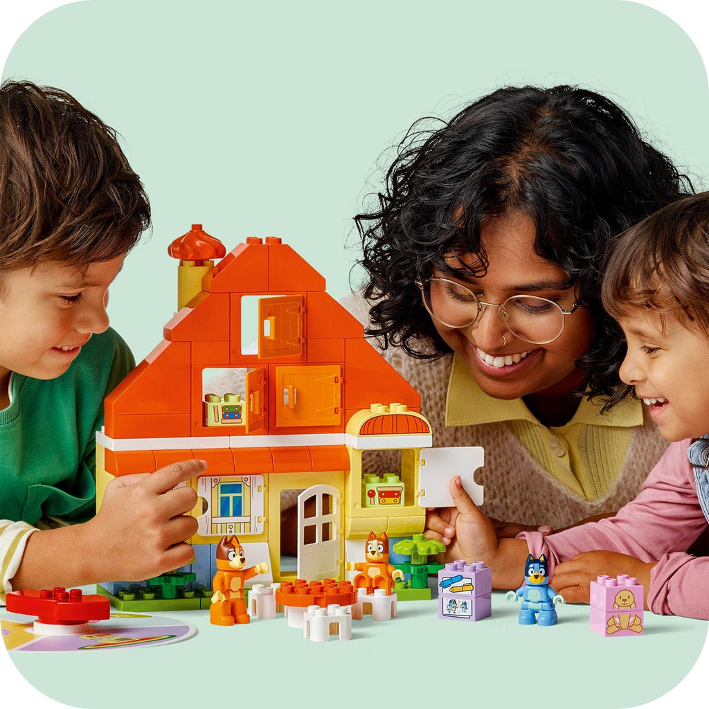 LEGO® DUPLO® Bluey: Bluey’s Family House with Memory Game
