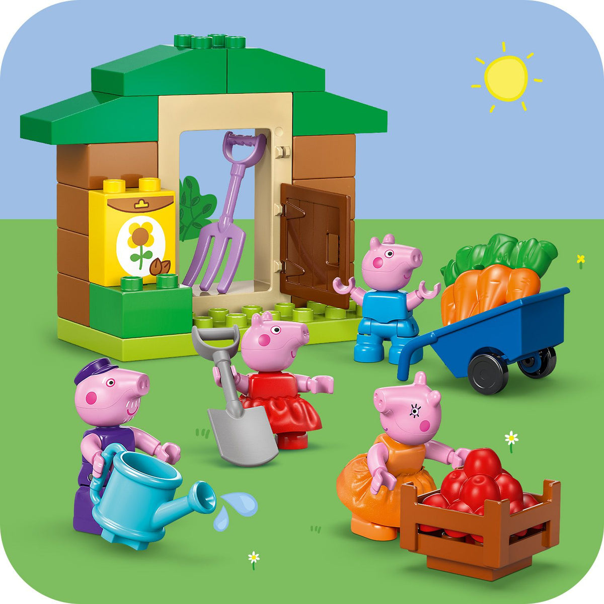 LEGO® DUPLO® Peppa Pig Grandpa Pig’s Garden and Greenhouse