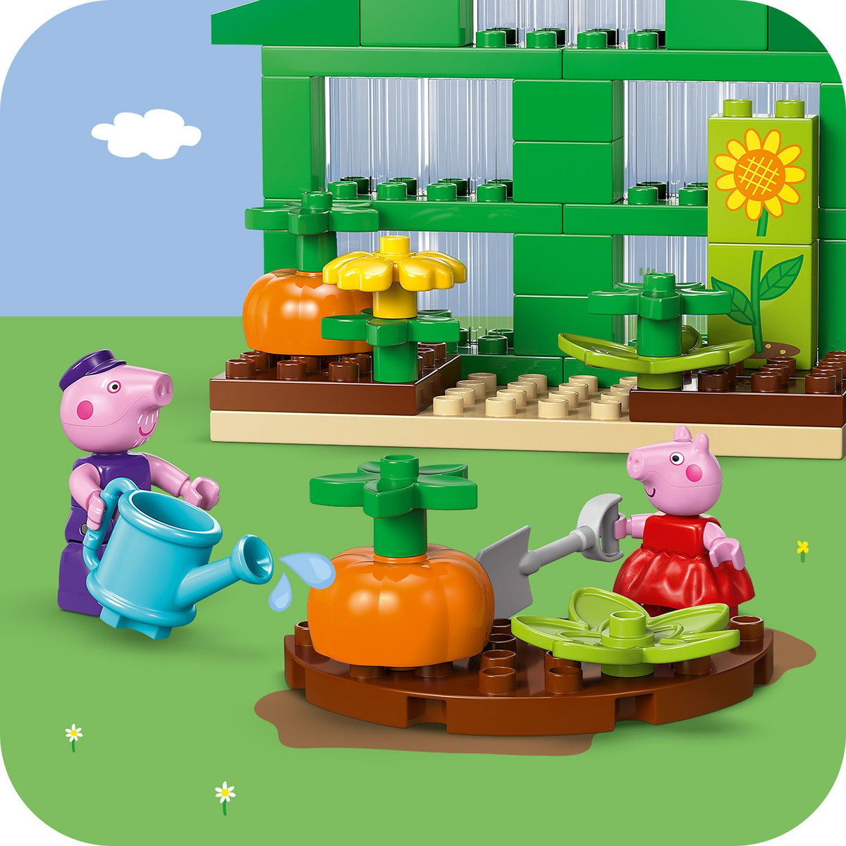 LEGO® DUPLO® Peppa Pig Grandpa Pig’s Garden and Greenhouse