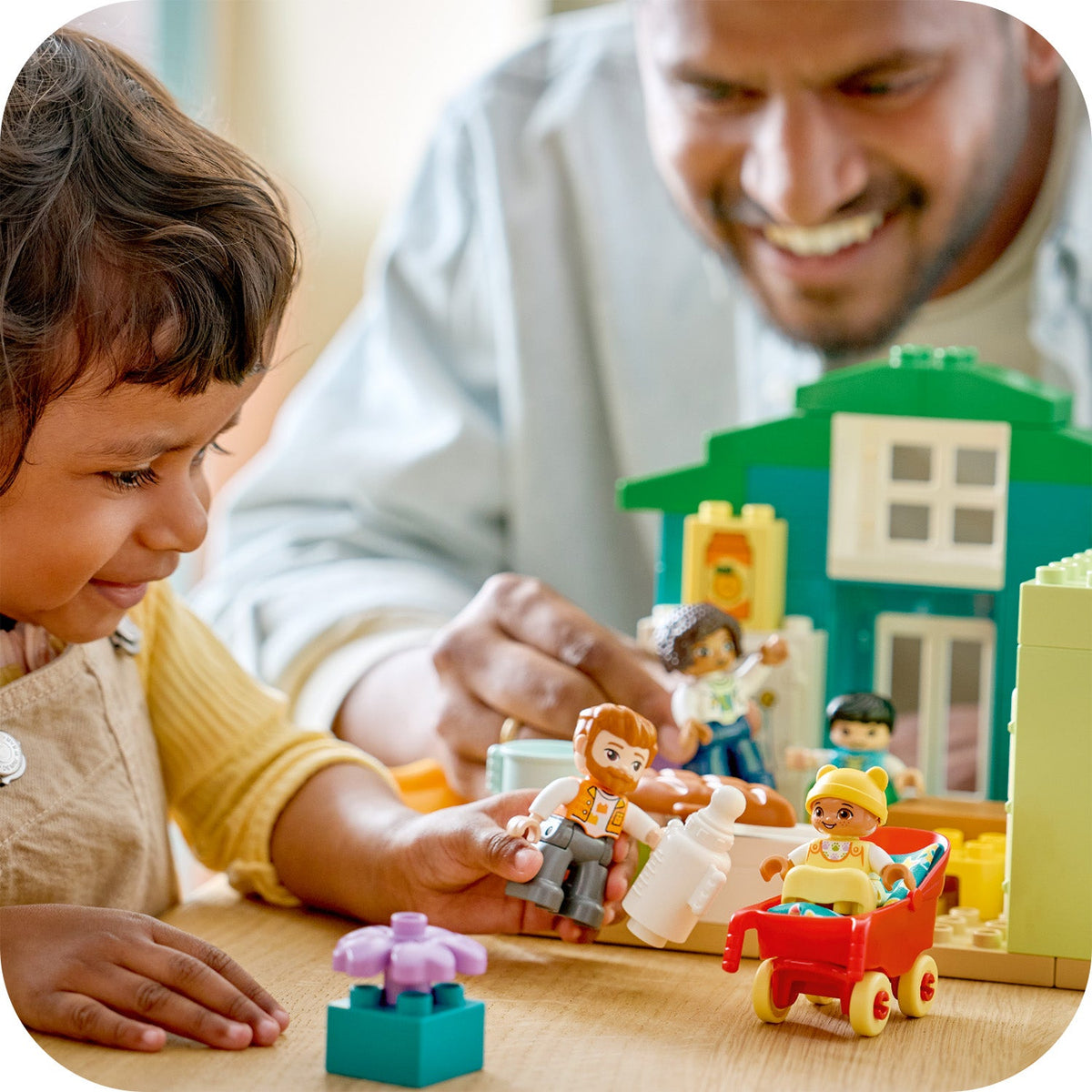 LEGO® DUPLO® Town 3-in-1 Modern Family House with Figures