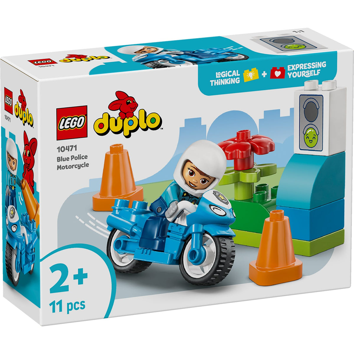 LEGO® DUPLO® Town Blue Police Motorcycle