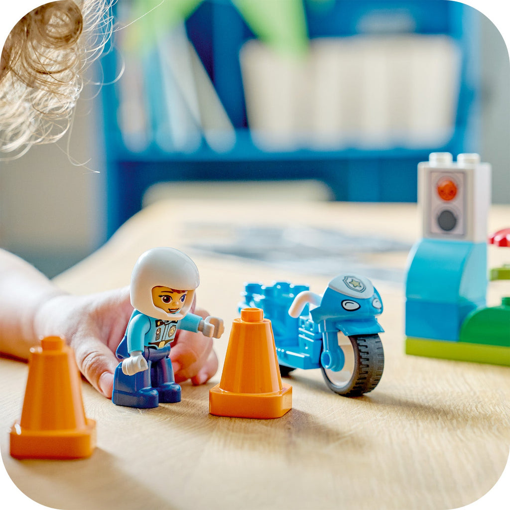 LEGO® DUPLO® Town Blue Police Motorcycle