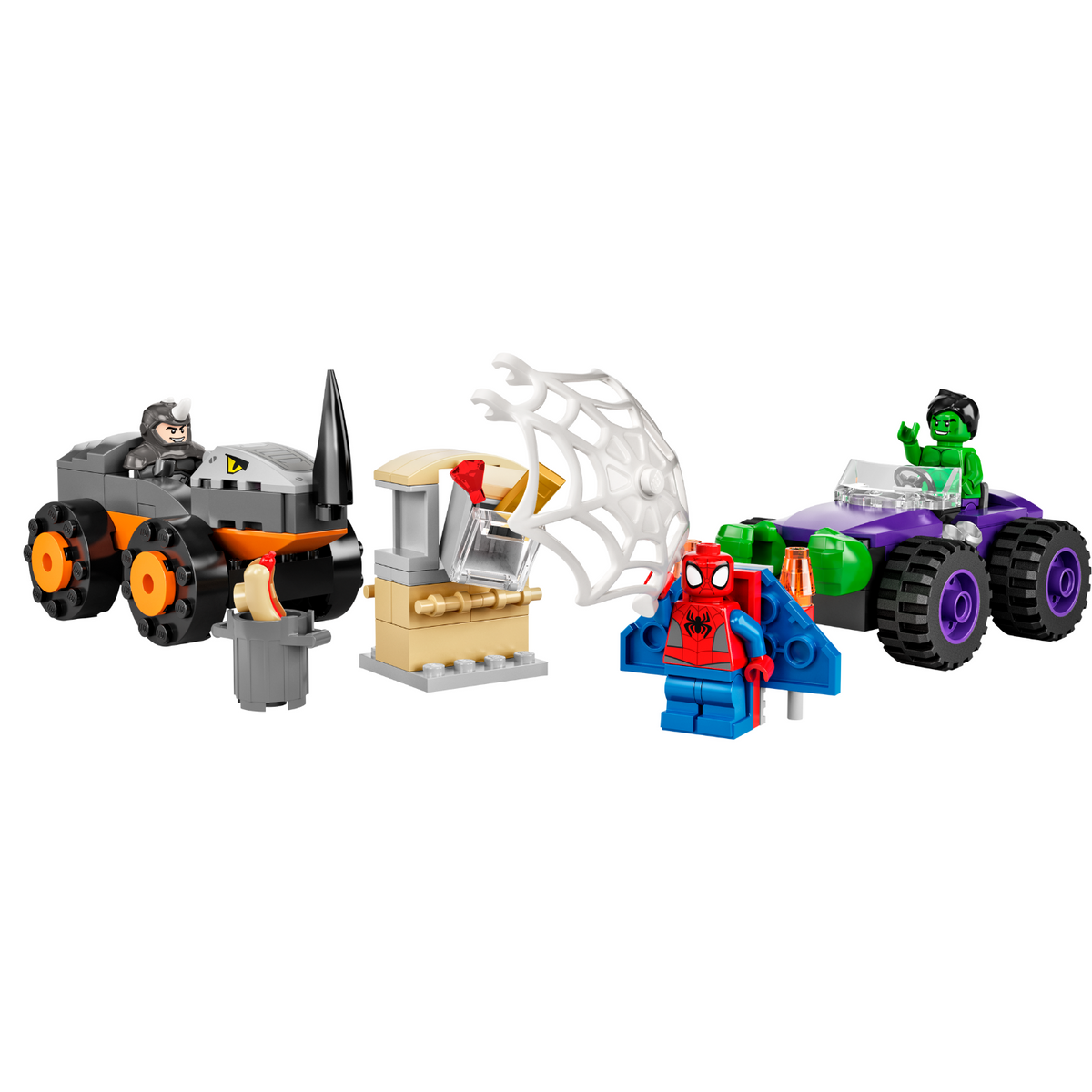 LEGO® Marvel Spidey And His Amazing Friends Hulk vs. Rhino Truck Showdown