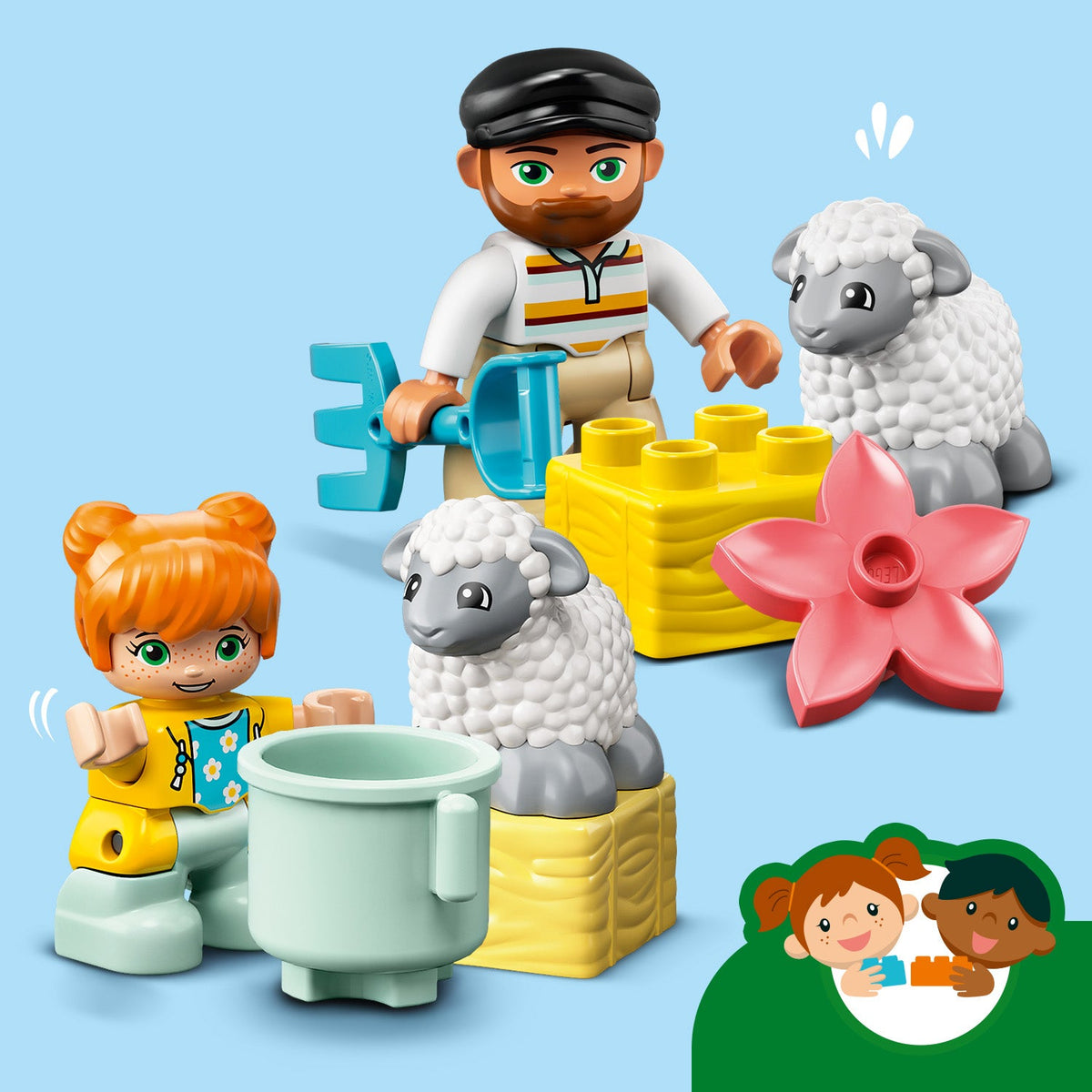 LEGO® DUPLO® Town Farm Tractor & Animal Care