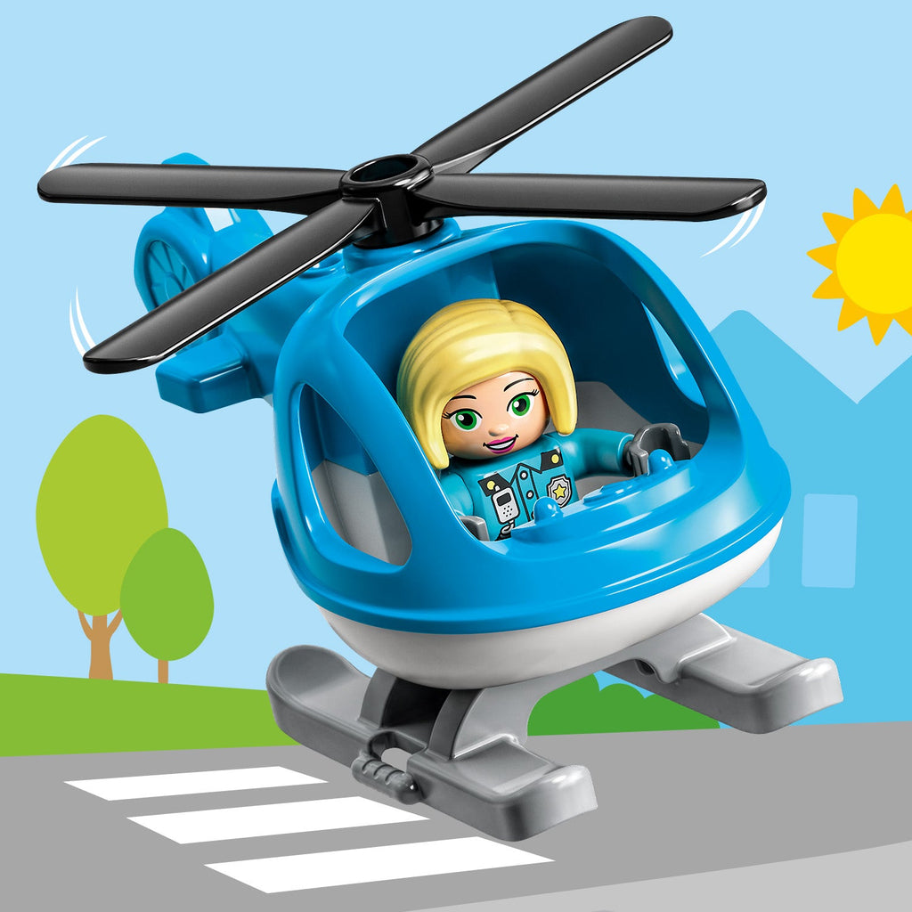 LEGO® DUPLO® Rescue Police Station & Helicopter