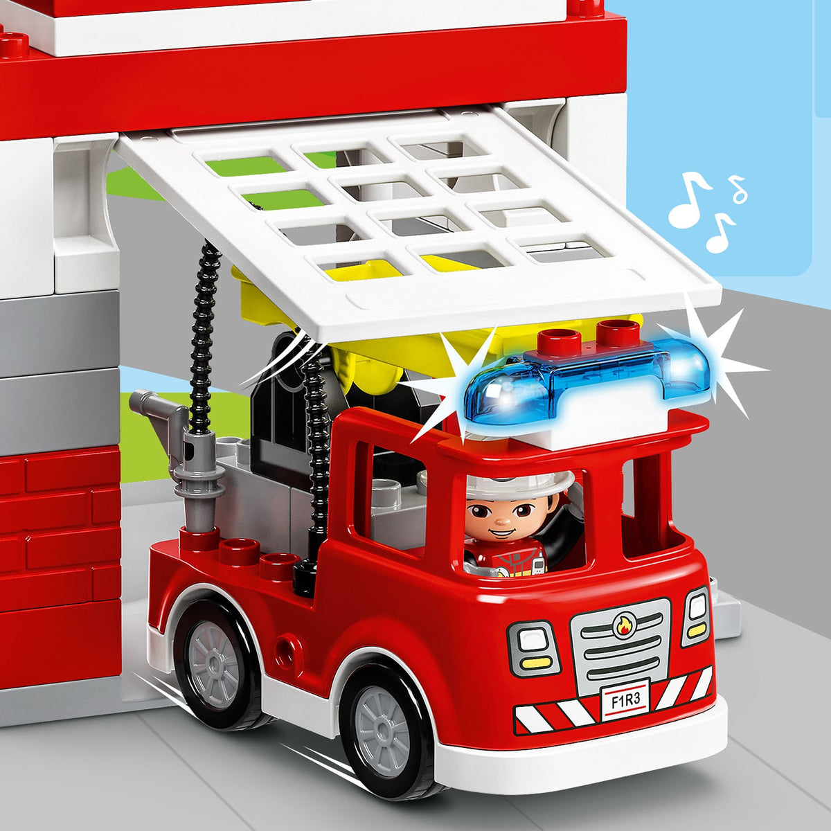 LEGO® DUPLO® Rescue Fire Station & Helicopter