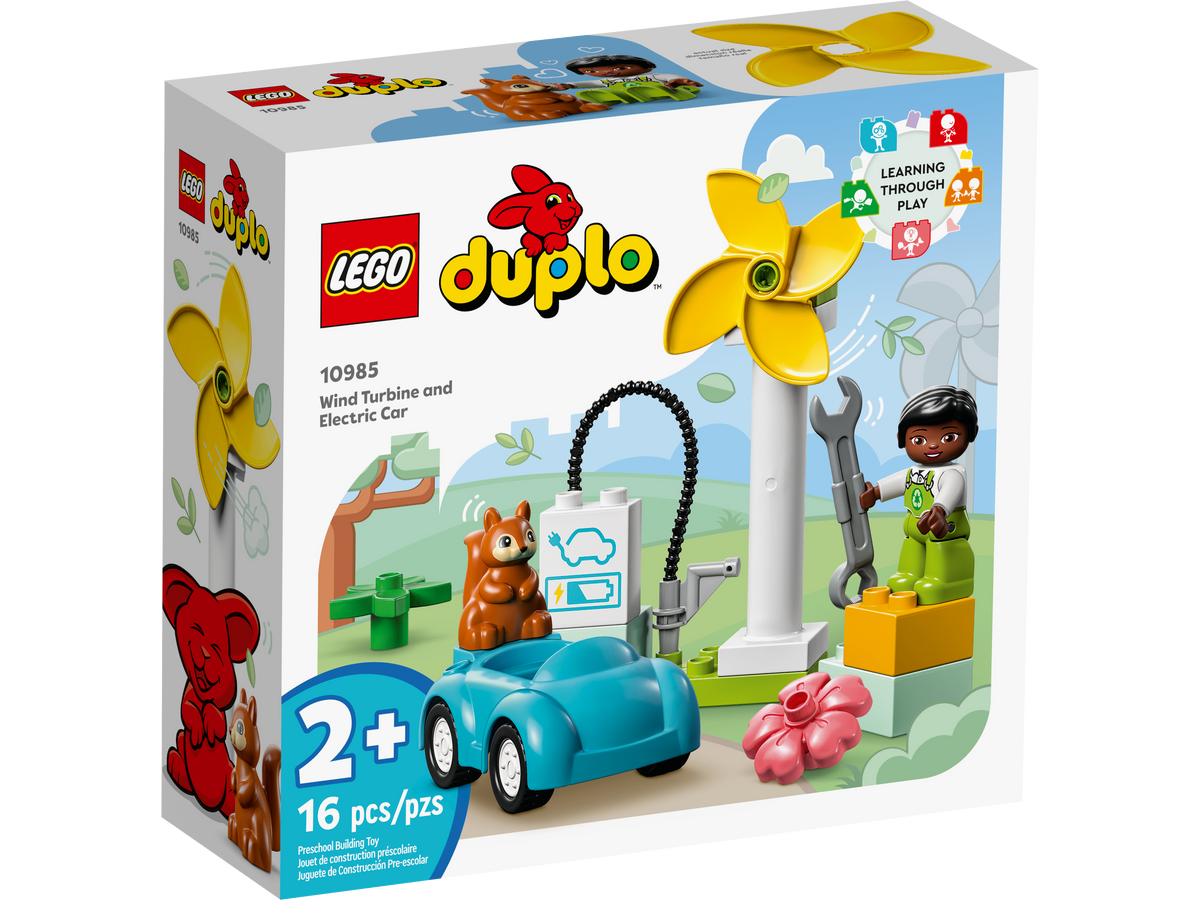LEGO® DUPLO® Town Wind Turbine and Electric Car