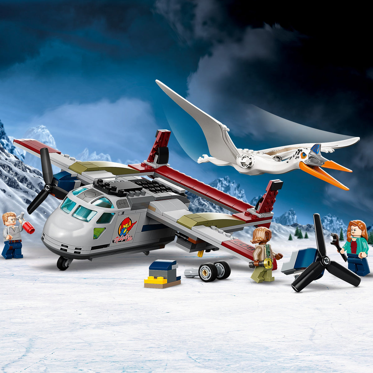 LEGO® Jurassic World Quetzalcoatlus Plane Ambush