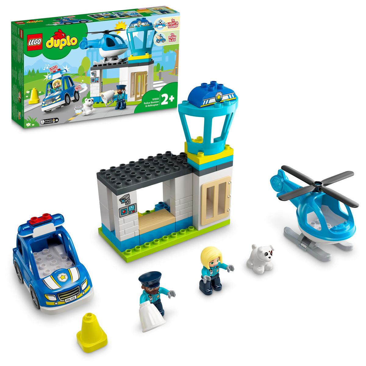 LEGO® DUPLO® Rescue Police Station & Helicopter