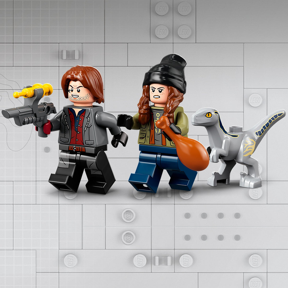 LEGO® Jurassic World Blue & Beta Velociraptor Capture