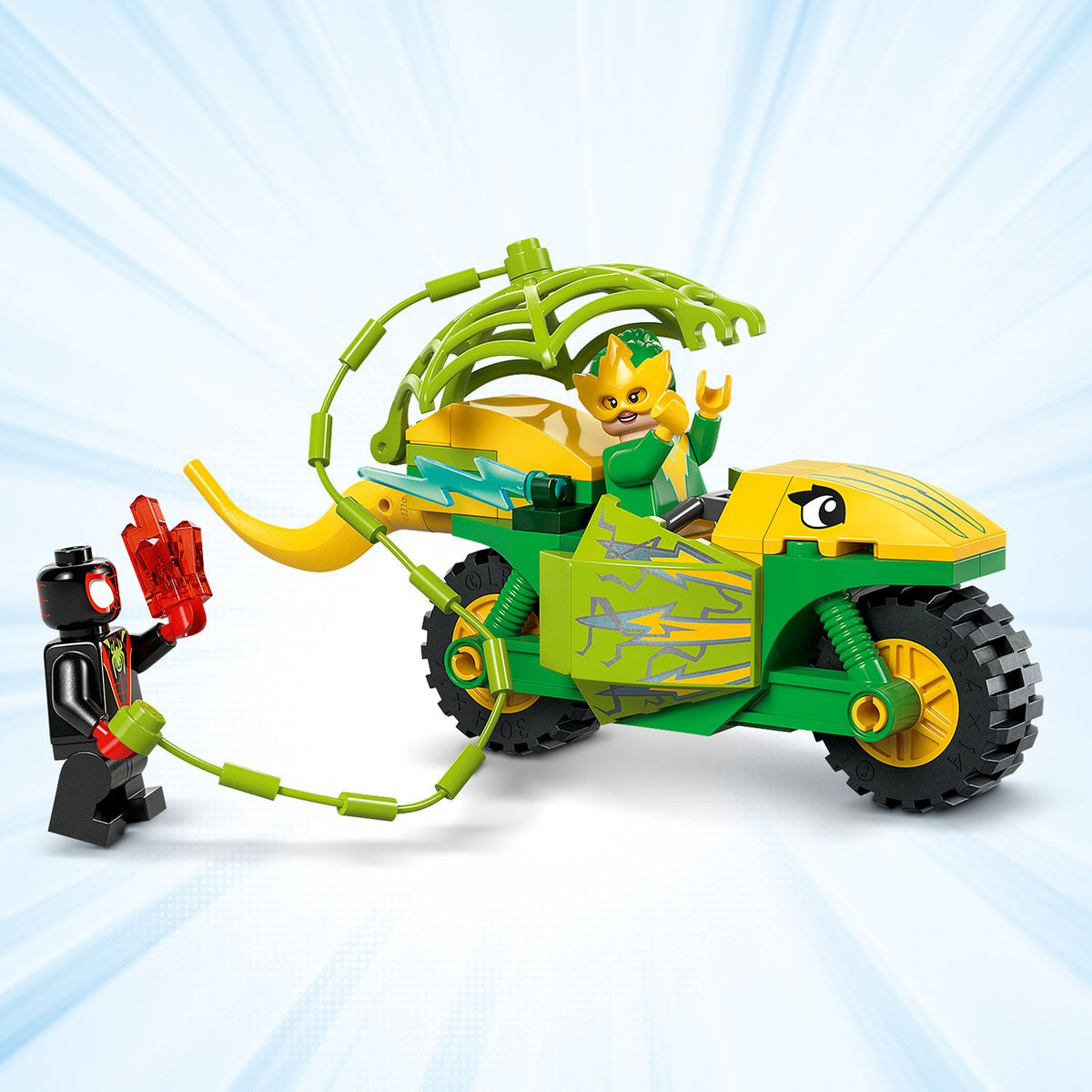 LEGO® Marvel Spidey And His Amazing Friends Spin and Electro Dinosaur Vehicle Chase