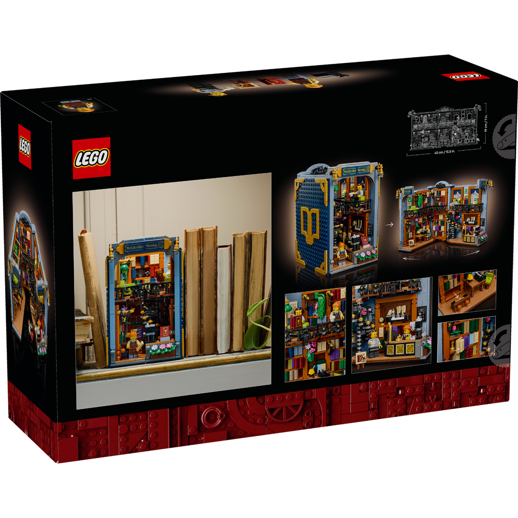 LEGO® Icons Bookshop: Book Nook