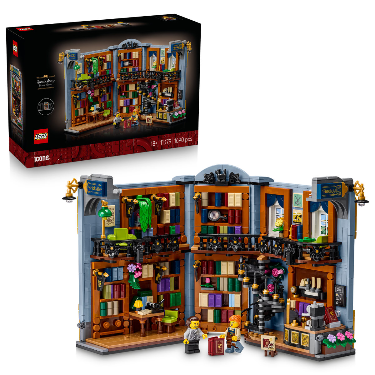 LEGO® Icons Bookshop: Book Nook