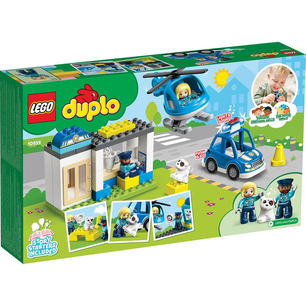 LEGO® DUPLO® Rescue Police Station & Helicopter