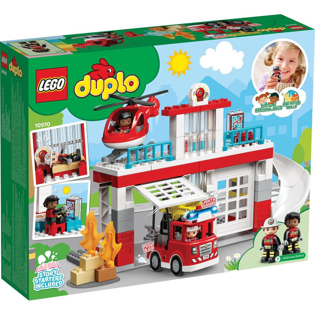 LEGO® DUPLO® Rescue Fire Station & Helicopter