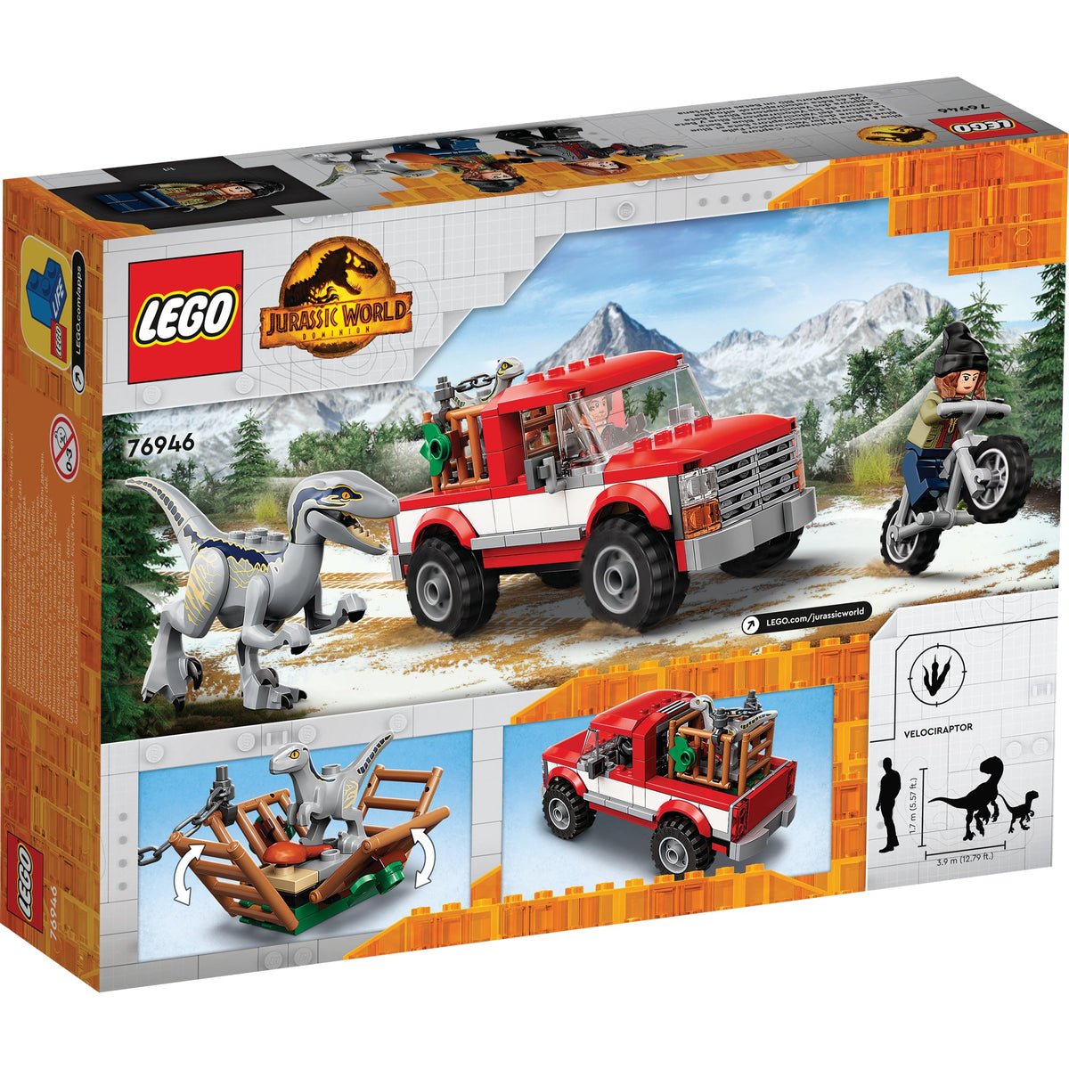 LEGO® Jurassic World Blue & Beta Velociraptor Capture