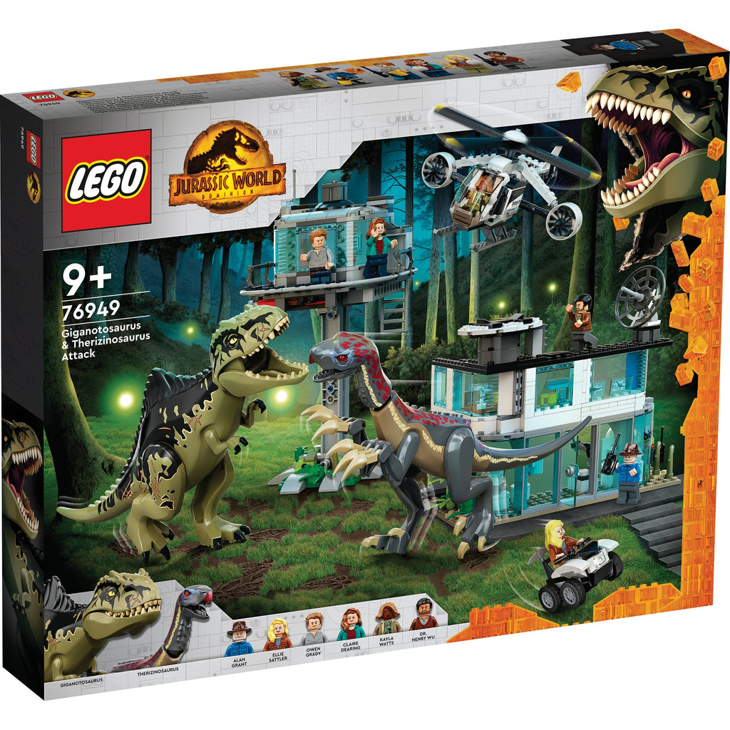 LEGO® Jurassic World Giganotosaurus and Therizinosaurus Attack