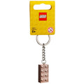 LEGO® Keyring 2x4 Stud – Rose Gold