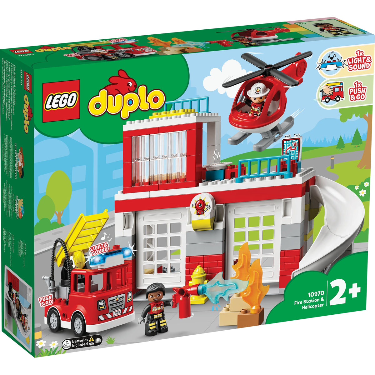 LEGO® DUPLO® Rescue Fire Station & Helicopter