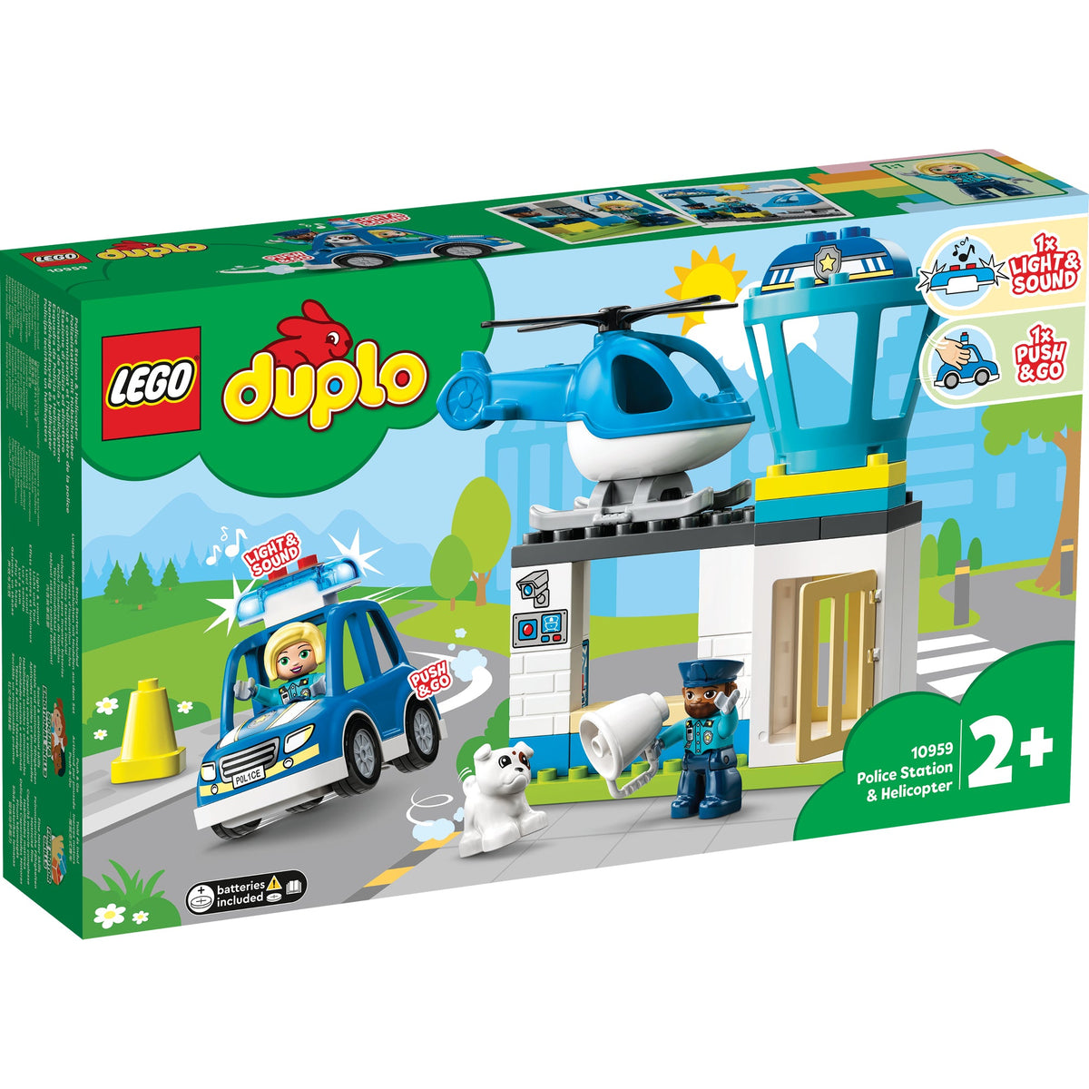 LEGO® DUPLO® Rescue Police Station & Helicopter