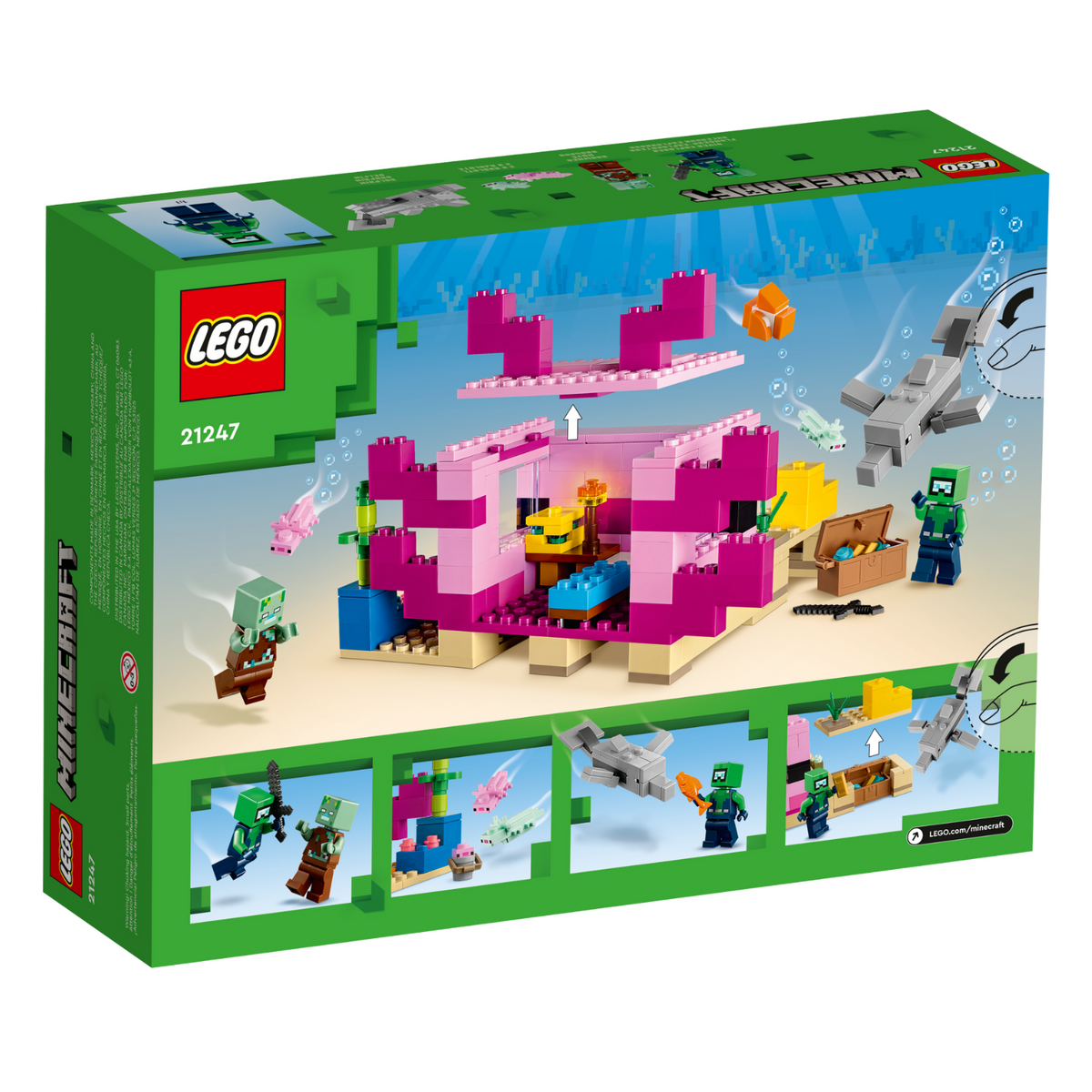 LEGO® Minecraft® The Axolotl House