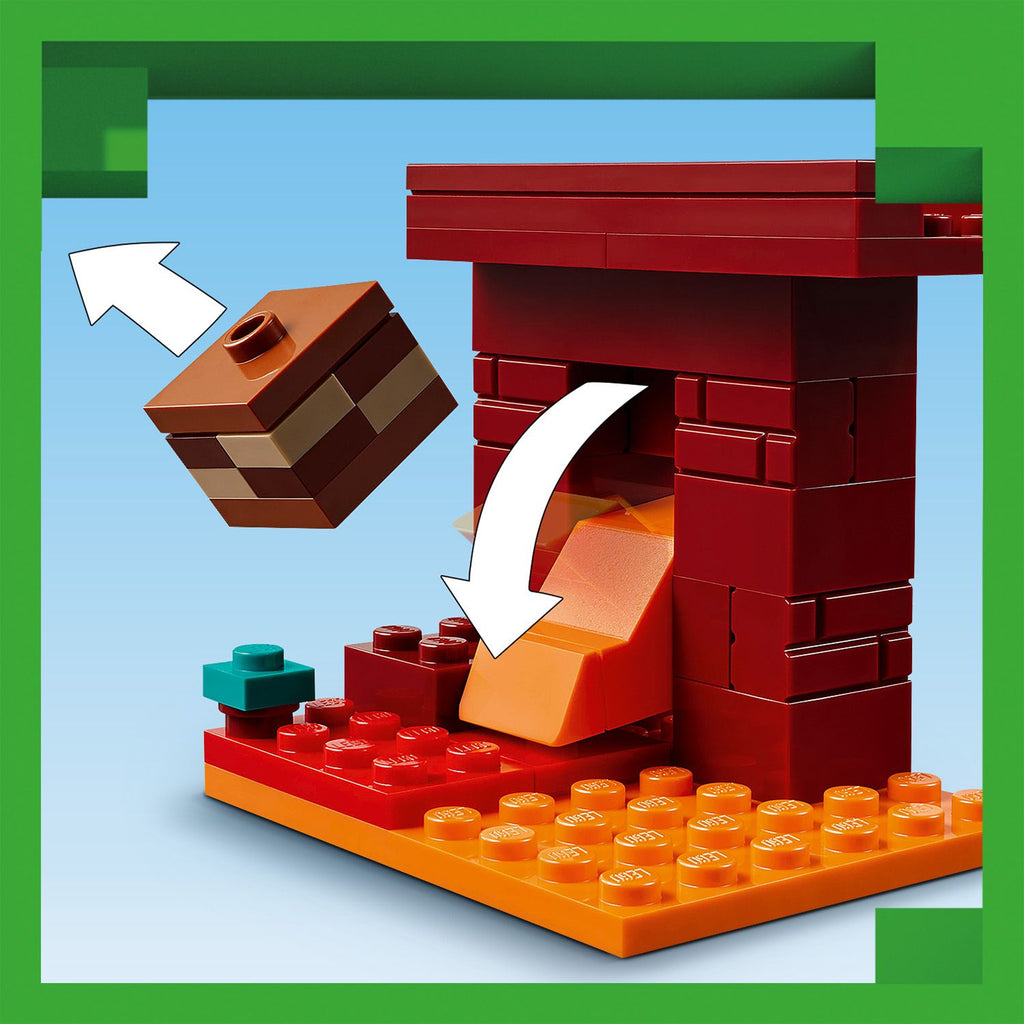 LEGO® Minecraft® The Nether Lava Battle