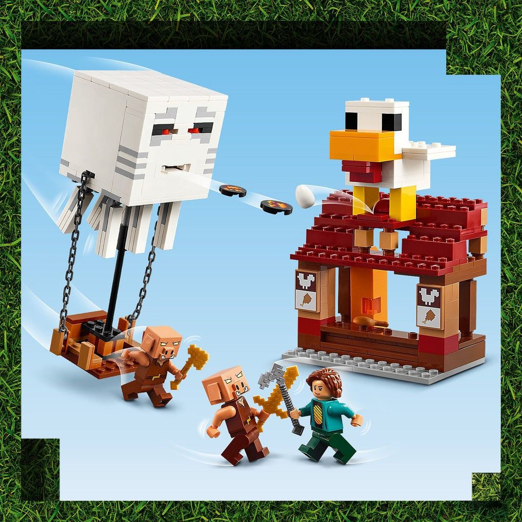 LEGO® Minecraft® The Ghast Balloon Village Attack