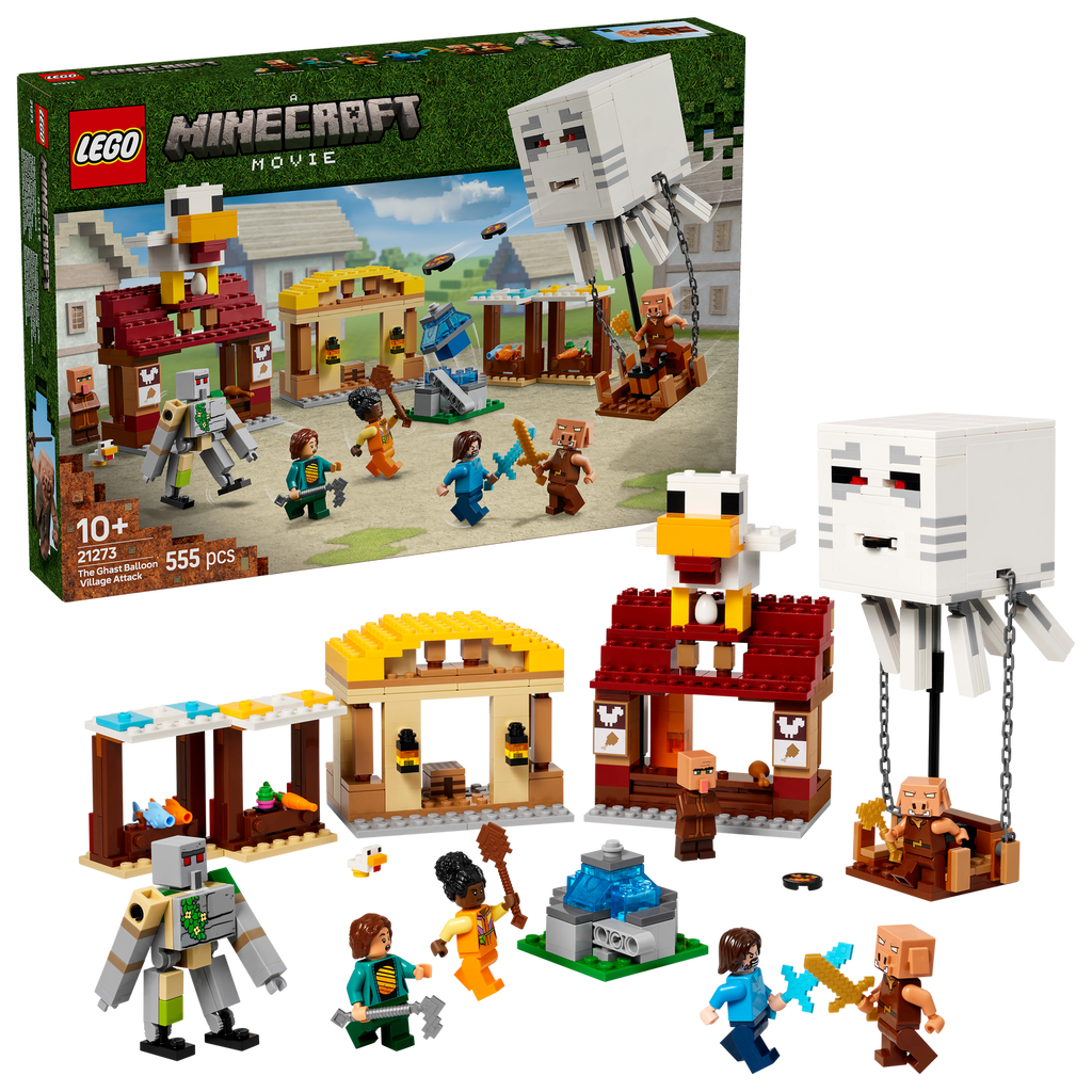 LEGO® Minecraft® The Ghast Balloon Village Attack
