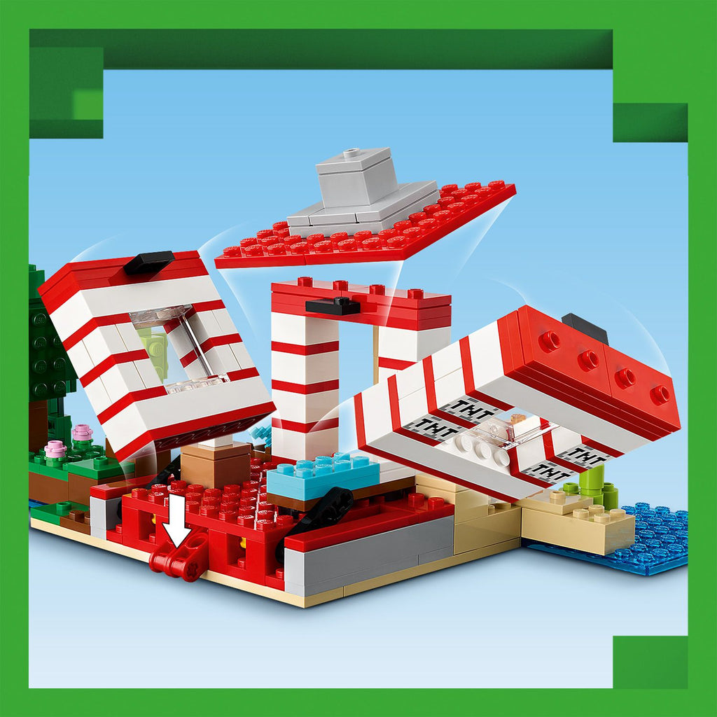LEGO® Minecraft® The TNT Jungle House