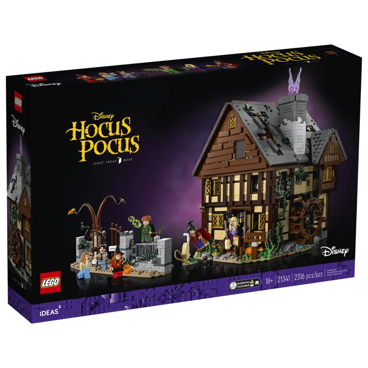 LEGO® Ideas Disney Hocus Pocus: The Sanderson Sisters’ Cottage