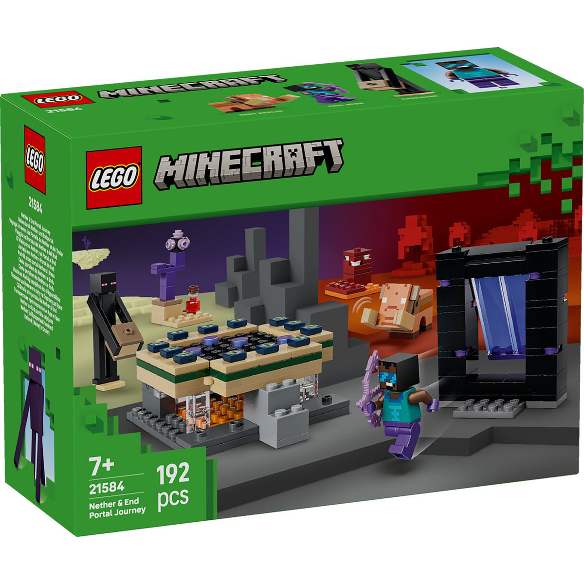 LEGO® Minecraft® Nether & End Portal Journey
