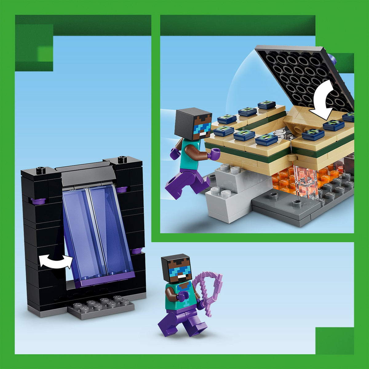LEGO® Minecraft® Nether & End Portal Journey