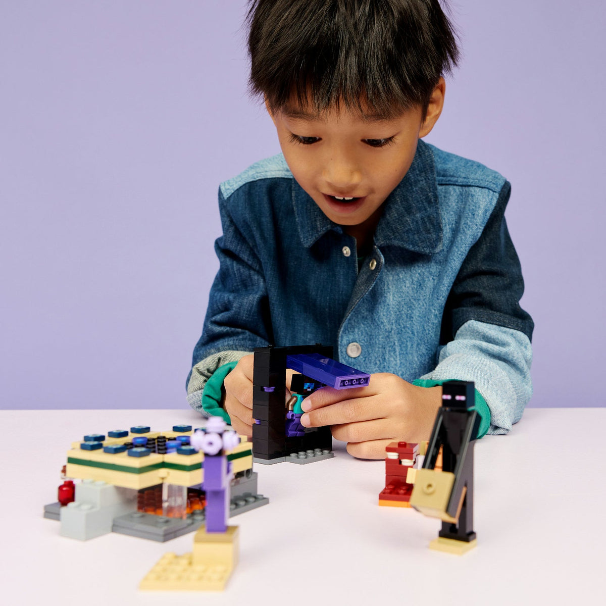 LEGO® Minecraft® Nether & End Portal Journey