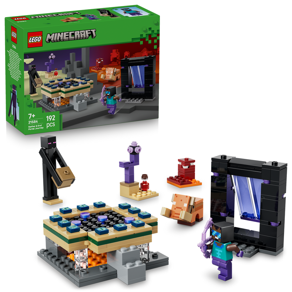 LEGO® Minecraft® Nether & End Portal Journey
