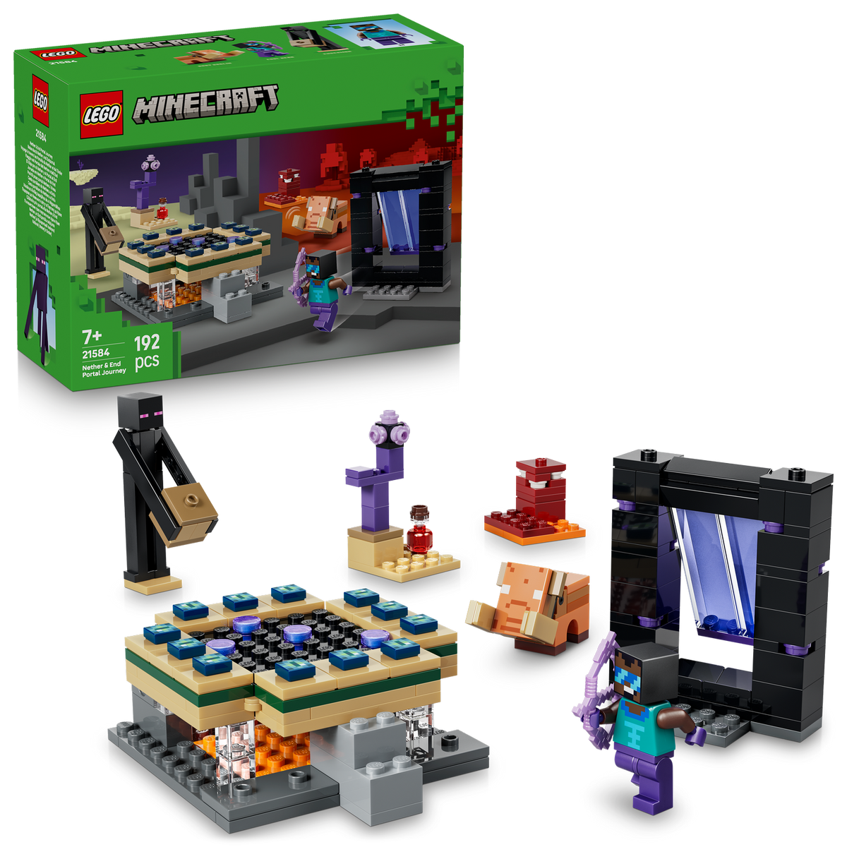 LEGO® Minecraft® Nether & End Portal Journey