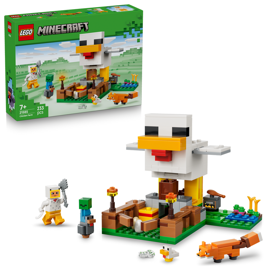 LEGO® Minecraft® Chicken Farm