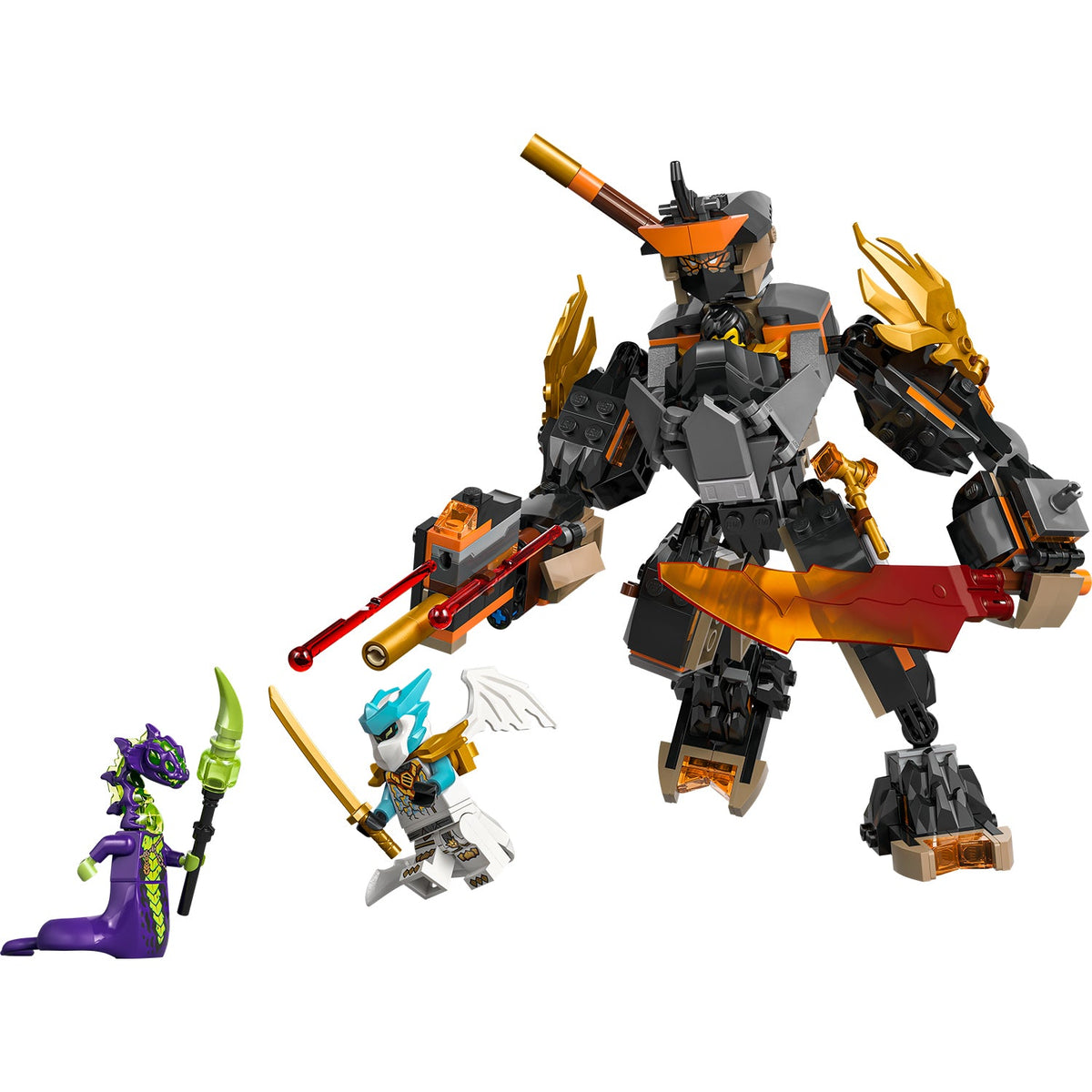 LEGO® NINJAGO® Cole’s Mission Mech & Dragon Zane