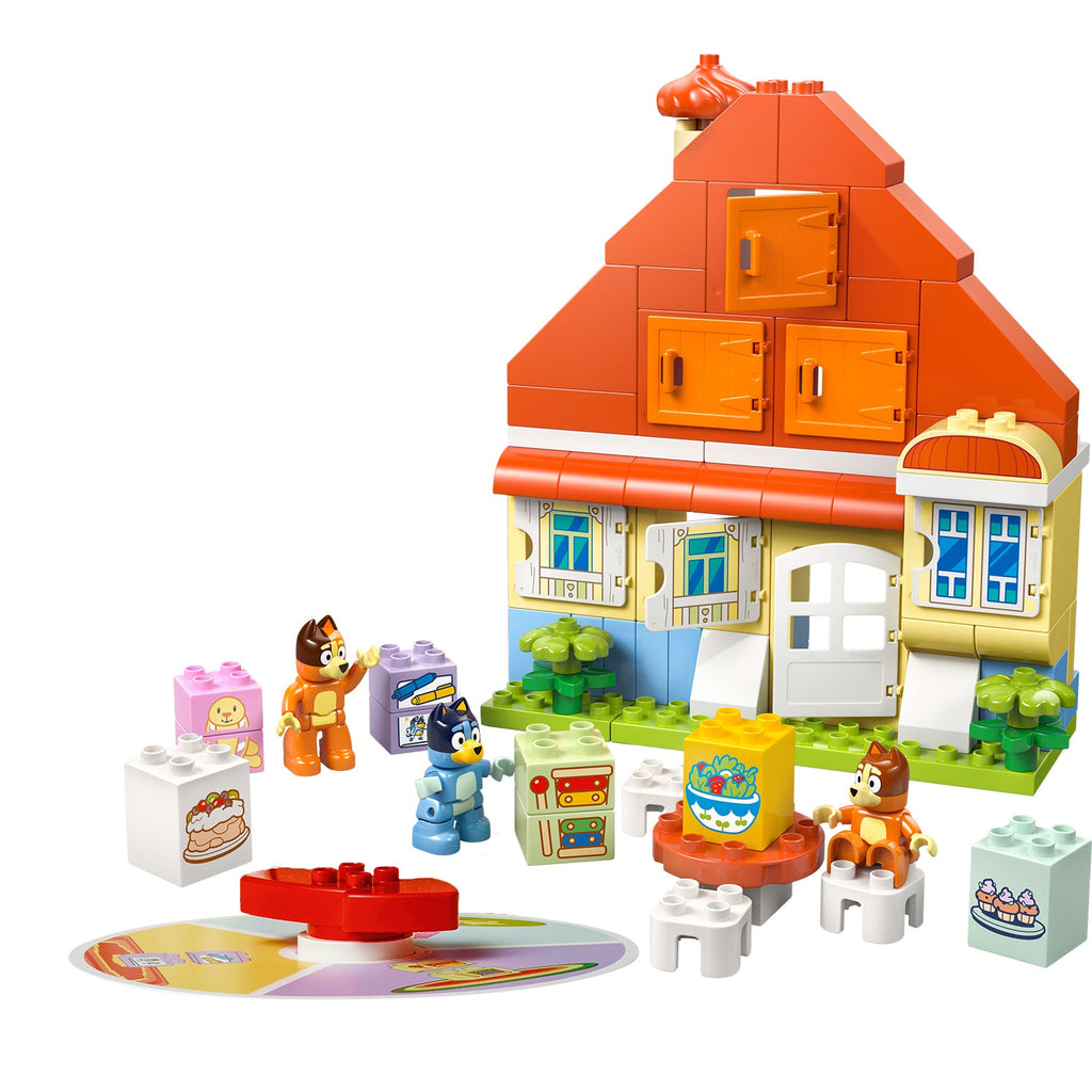 LEGO® DUPLO® Bluey: Bluey’s Family House with Memory Game