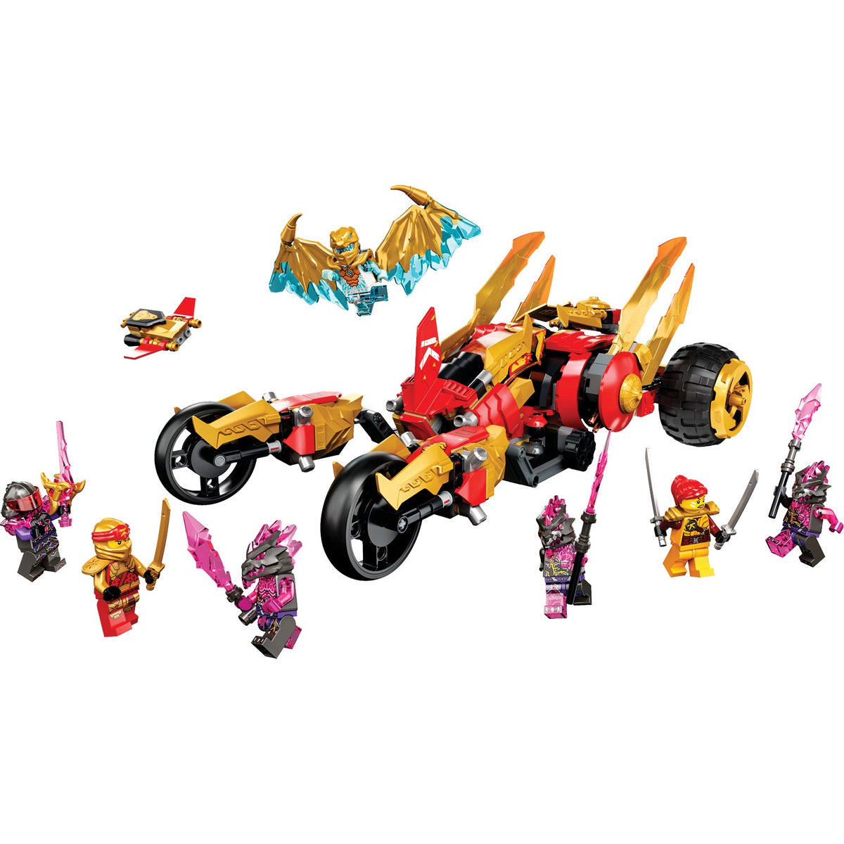 LEGO® NINJAGO® Kai’s Golden Dragon Raider