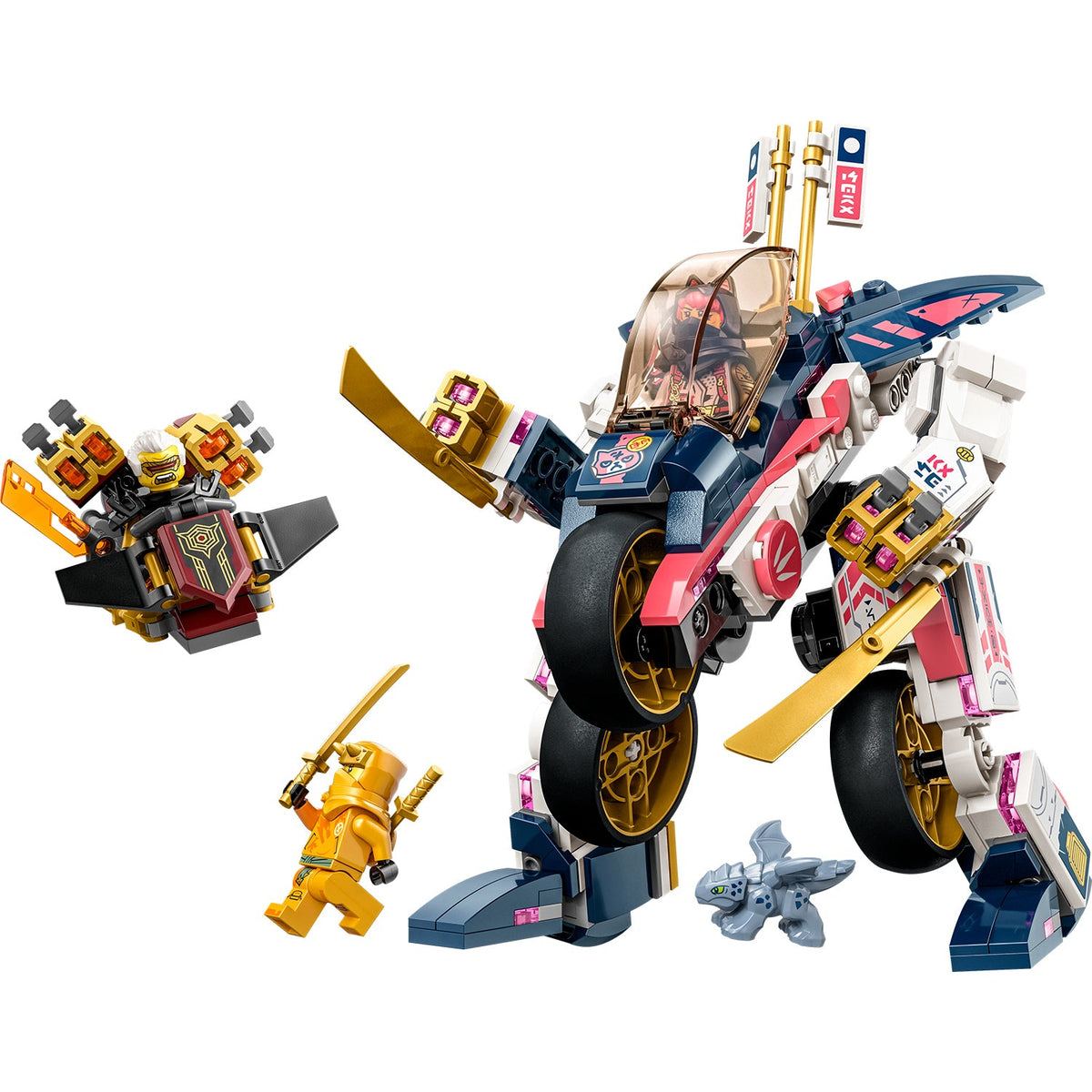 LEGO® NINJAGO® Sora’s Transforming Mech Bike Racer