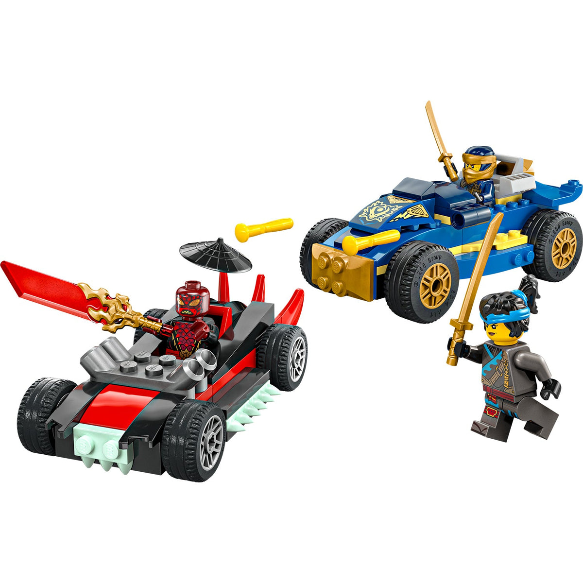 LEGO® NINJAGO® Rogue vs. Drix Race Car Duel