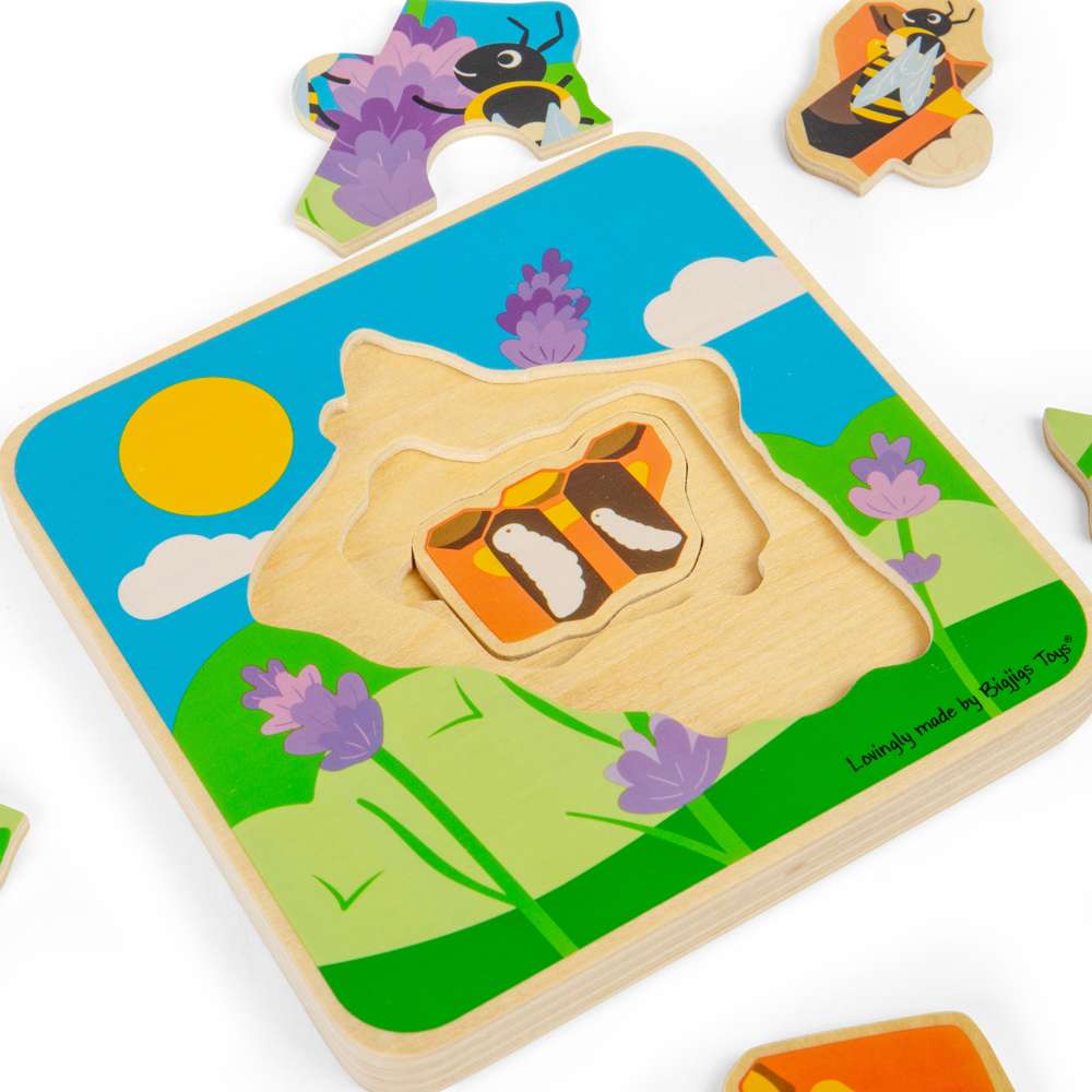 Lifecycle Layer Puzzle - Honeybee